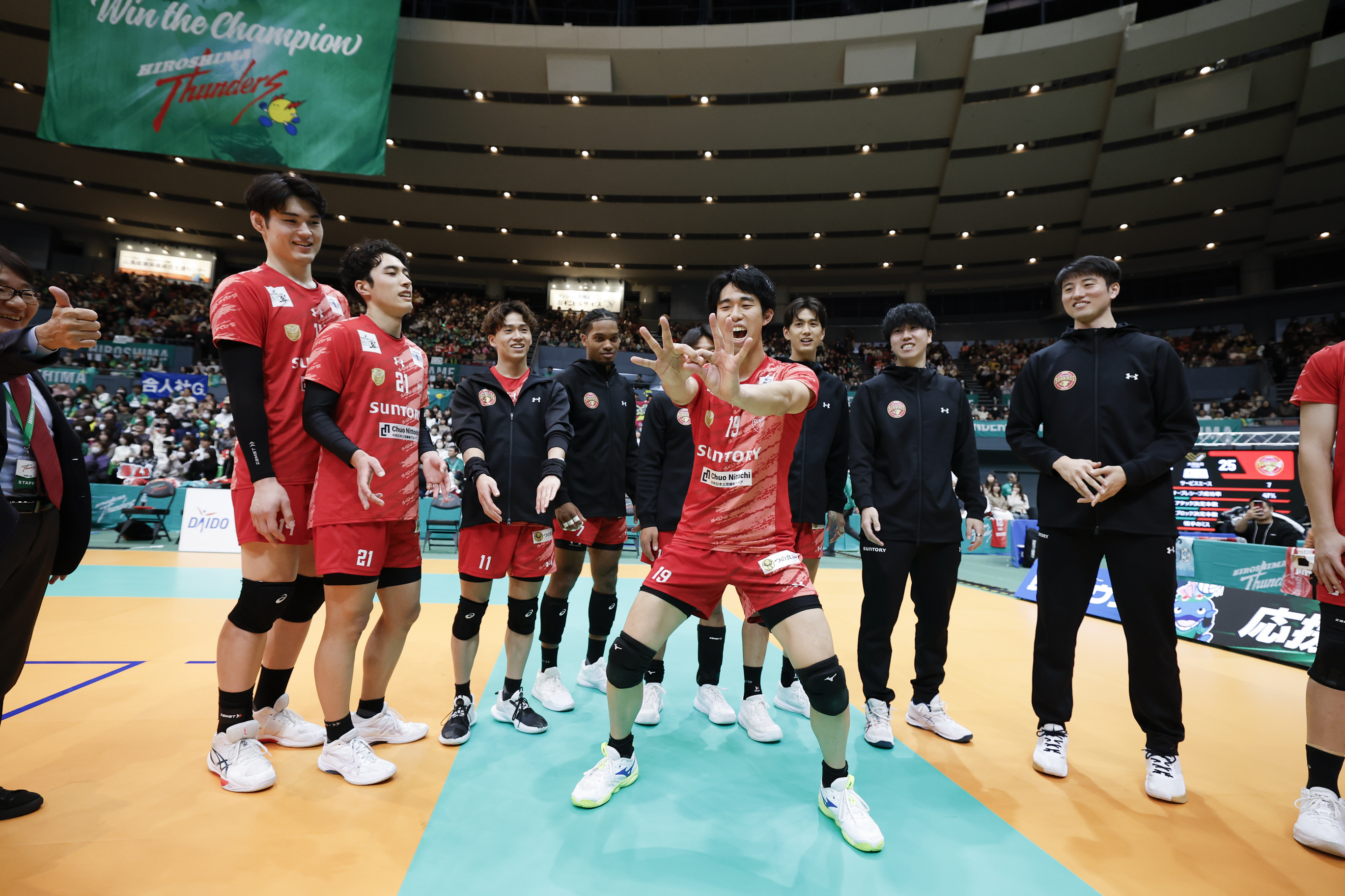 2025-26 大同生命SV.LEAGUE 1月11日(日) 広島サンダーズ戦 サントリー